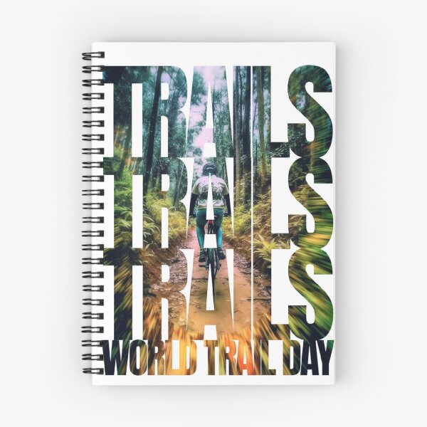 Item preview, Fast Paced Trail Photo | World Trail Day designed and sold by StickeryPickery.