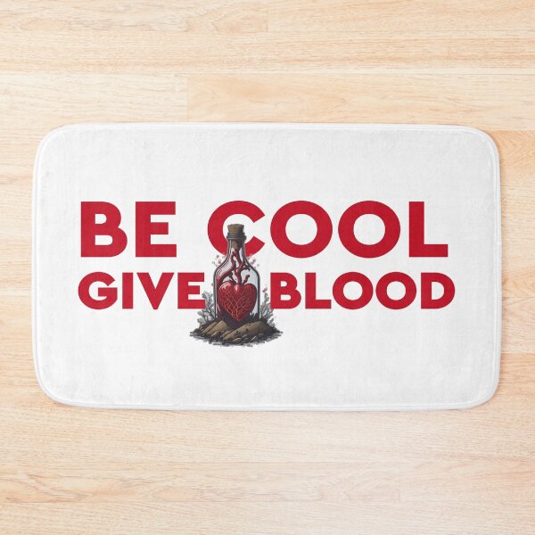 Item preview, Be Cool Give Blood Heart In SOS Bottle designed and sold by Zazizu.