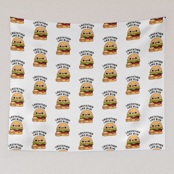 Item preview, Like Father Like Bun Funny Food Puns  designed and sold by punnybone.