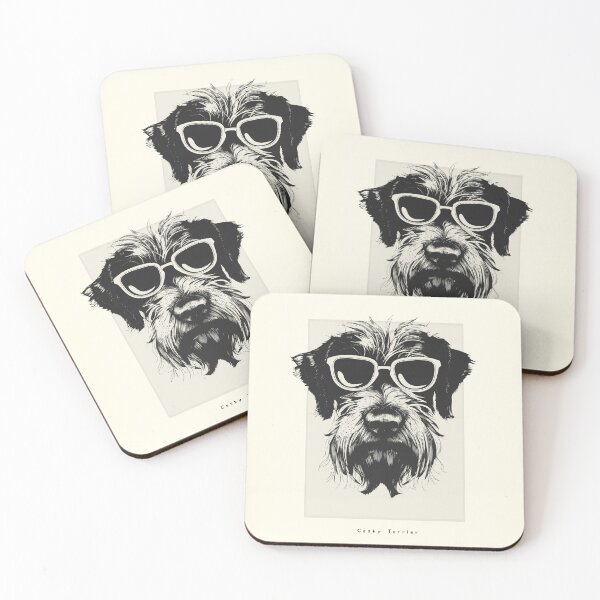 Item preview, Cesky Terrier Digital Sketch Drawing Illustration designed and sold by rafaeltto.