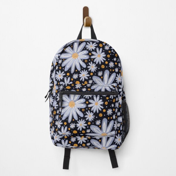 Item preview, Blue acrylic Daisy wash on black designed and sold by SarahMac39.