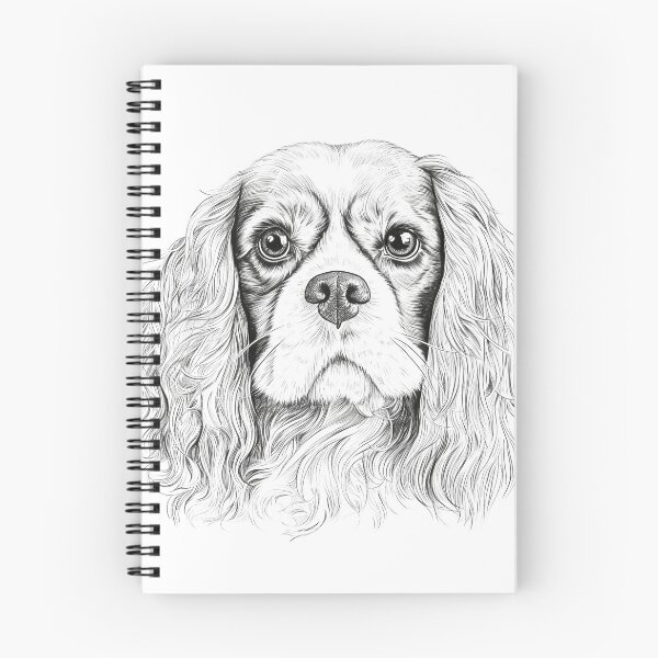 Aperçu de l'œuvre Cavalier King Charles Spaniel  créée et vendue par KateValentine.