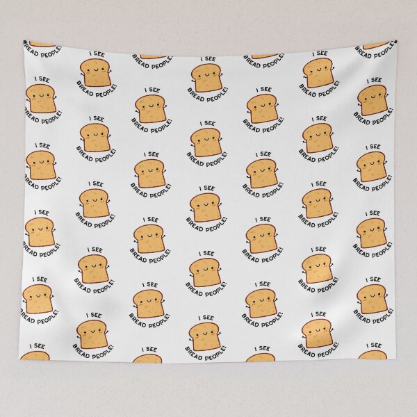 Item preview, I See Bread People Funny Movie Quote Pun  designed and sold by punnybone.