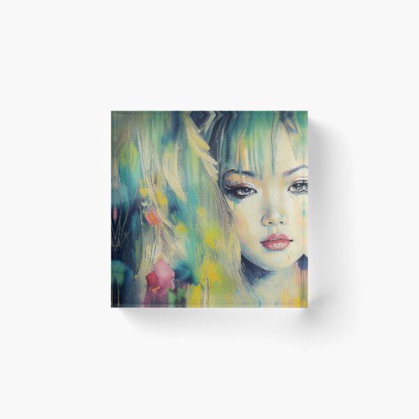 Item preview, Watercolor Girl 2 - Cool Art designed and sold by joejiing.