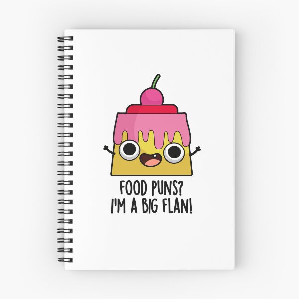Item preview, Food Puns - I'm A Big Flan Funny Dessert Puns  designed and sold by punnybone.