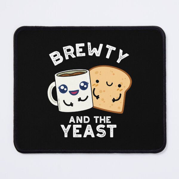 Item preview, Brewty And The Yeast Funny Bread Puns (Dark BG) designed and sold by punnybone.