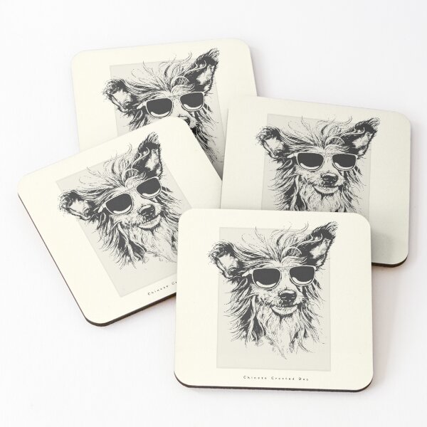 Item preview, Chinese Crested Dog Digital Sketch Drawing Illustration designed and sold by rafaeltto.