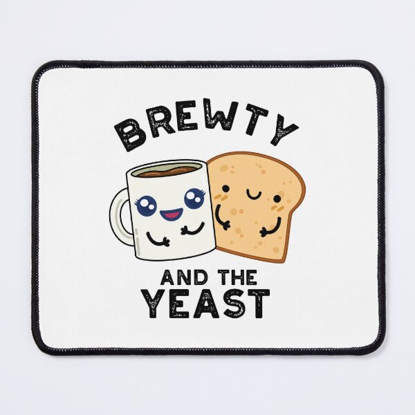 Item preview, Brewty And The Yeast Funny Bread Puns  designed and sold by punnybone.