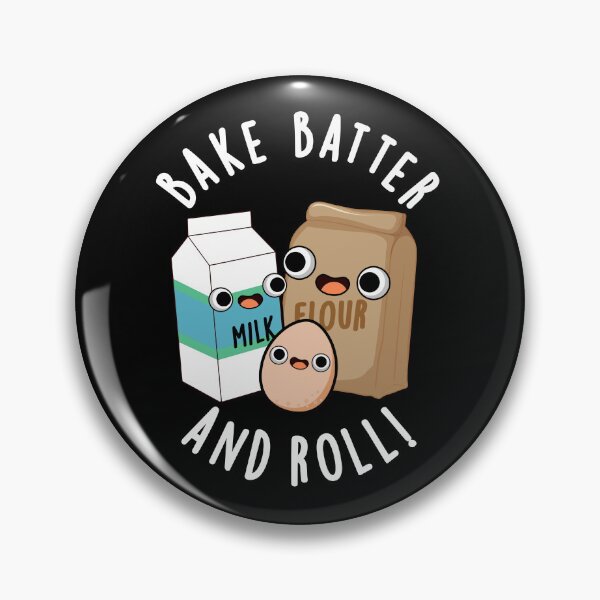 Item preview, Bake Batter And Roll Funny Baking Puns (Dark BG) designed and sold by punnybone.