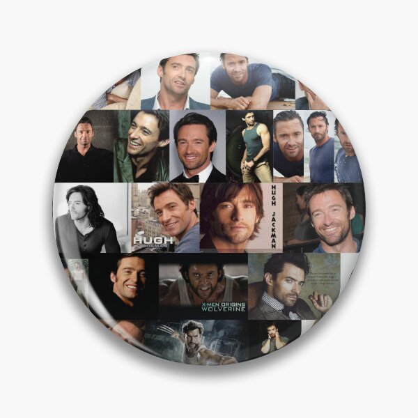 Item preview, Hugh Jackman Seamless Photo Collage designed and sold by GoghGetta.
