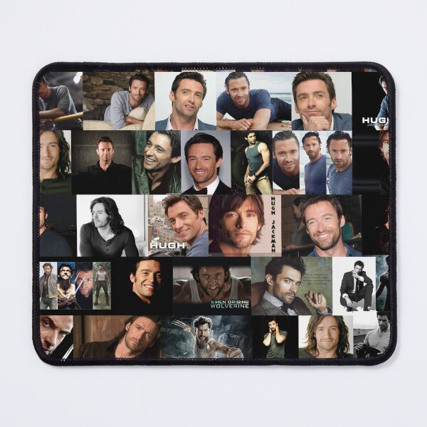 Item preview, Hugh Jackman Seamless Photo Collage designed and sold by GoghGetta.