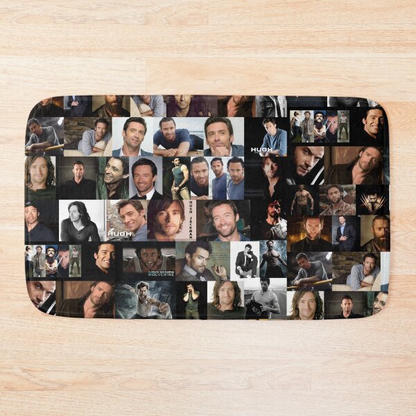 Item preview, Hugh Jackman Seamless Photo Collage designed and sold by GoghGetta.