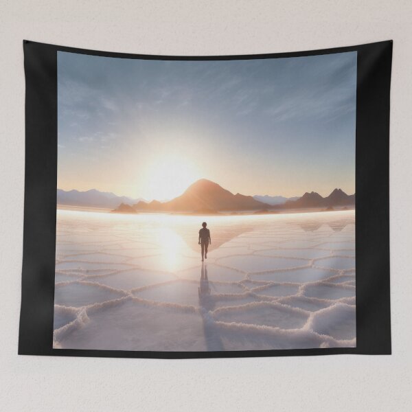 Item preview, Stunning Salar de Uyuni Salt Flats - Cinematic Realism Concept Art designed and sold by CosmicScare10.