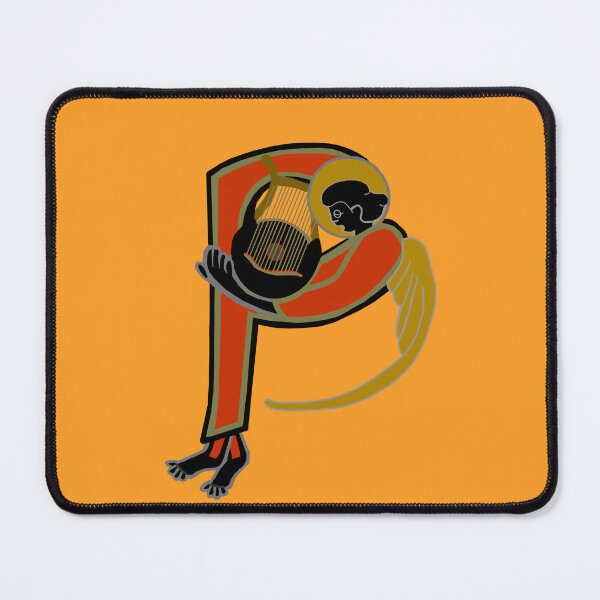 Item preview, Dark Angel letter P Ochre designed and sold by Donnahuntriss.