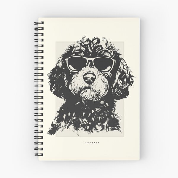 Item preview, Cockapoo Digital Sketch Drawing Illustration designed and sold by rafaeltto.