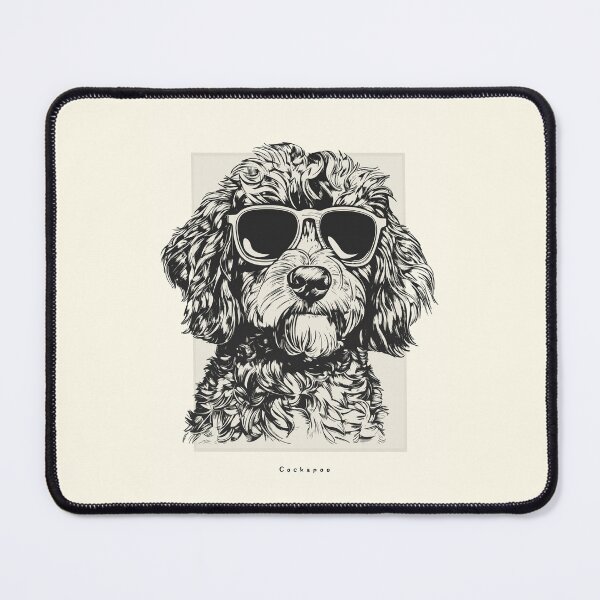 Item preview, Cockapoo Digital Sketch Drawing Illustration designed and sold by rafaeltto.