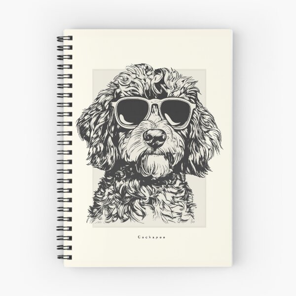 Item preview, Cockapoo Digital Sketch Drawing Illustration designed and sold by rafaeltto.