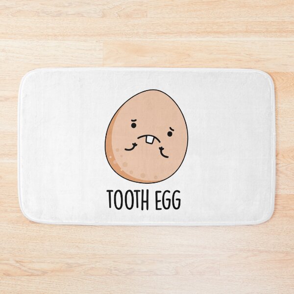 Item preview, Tooth Egg Toothache Funny Dental Puns  designed and sold by punnybone.