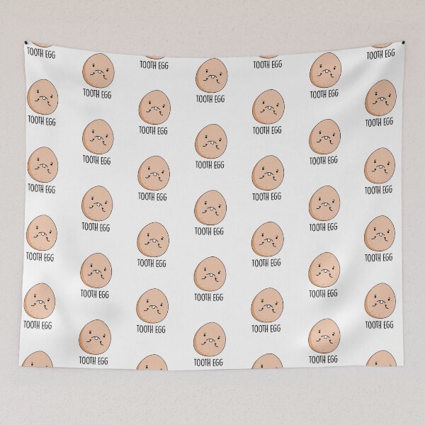 Item preview, Tooth Egg Toothache Funny Dental Puns  designed and sold by punnybone.