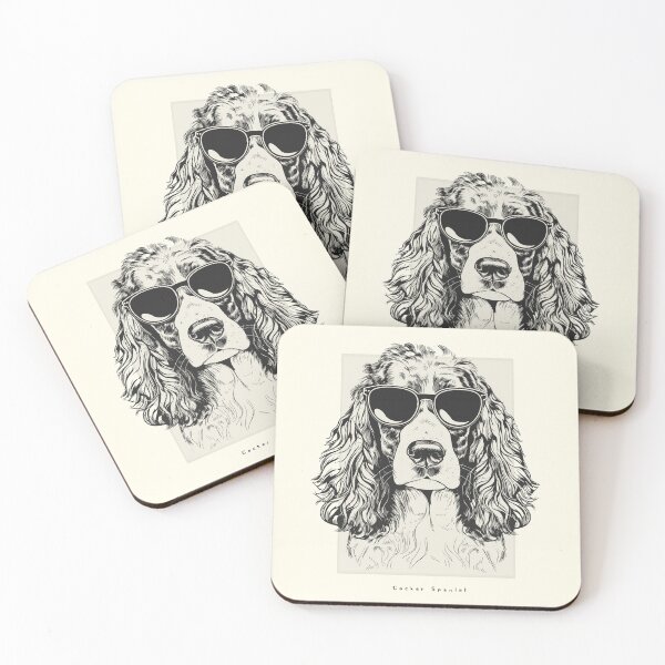 Item preview, Cocker Spaniel Digital Sketch Drawing Illustration designed and sold by rafaeltto.