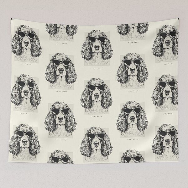 Item preview, Cocker Spaniel Digital Sketch Drawing Illustration designed and sold by rafaeltto.