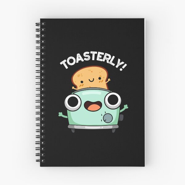 Item preview, Toasterly Toaster Funny Toast Puns (Dark BG) designed and sold by punnybone.
