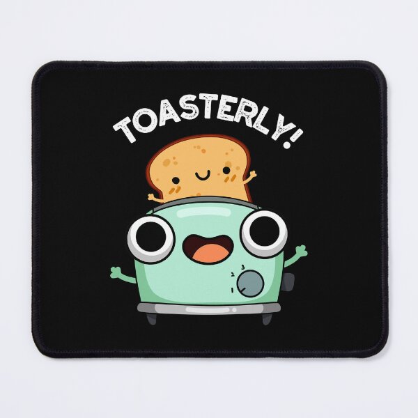 Item preview, Toasterly Toaster Funny Toast Puns (Dark BG) designed and sold by punnybone.