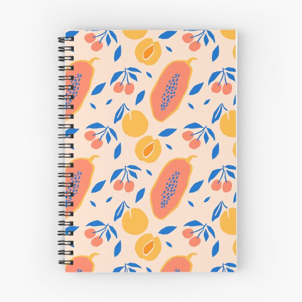 Item preview, Abstract Fruit - Peach Cherry Papaya Tropical Design  designed and sold by TangoCharlieNZ.