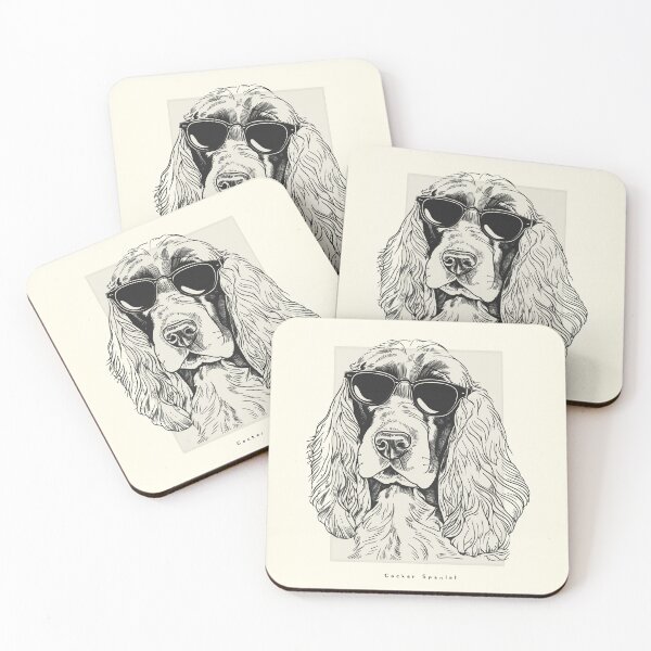 Item preview, Cocker Spaniel Digital Sketch Drawing Illustration designed and sold by rafaeltto.