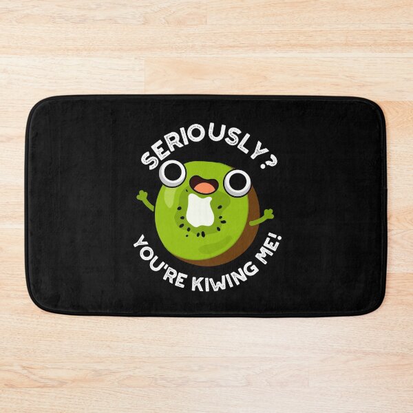 Item preview, Seriously You're Kiwing Me Funny Fruit Puns (Dark BG) designed and sold by punnybone.