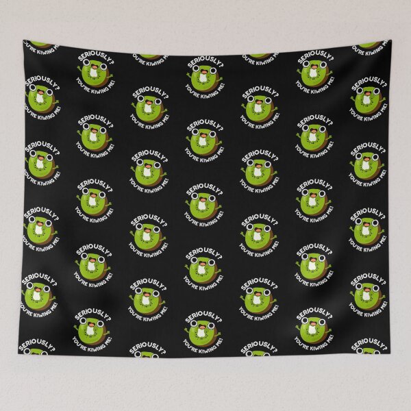 Item preview, Seriously You're Kiwing Me Funny Fruit Puns (Dark BG) designed and sold by punnybone.