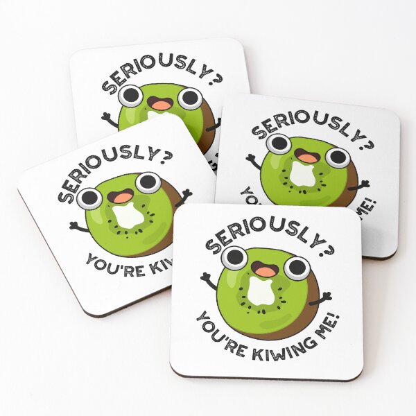 Item preview, Seriously You're Kiwing Me Funny Fruit Puns  designed and sold by punnybone.