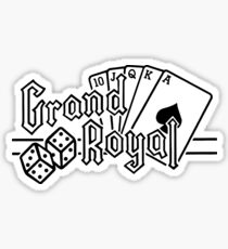 Pegatina Grand Royal (negro)