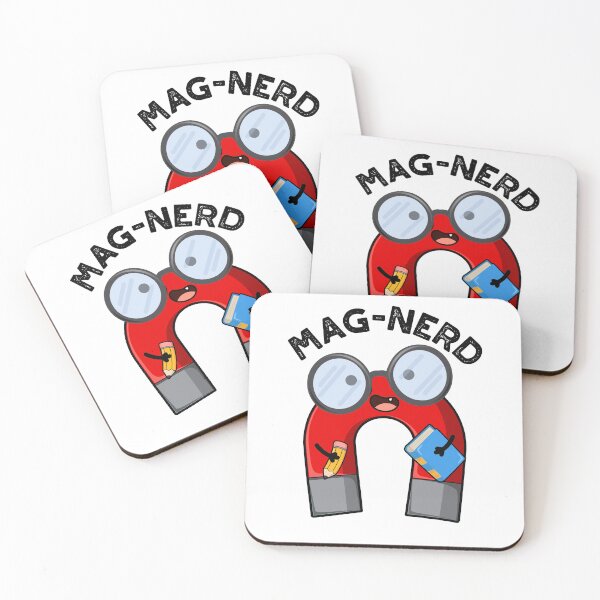 Item preview, Mag-nerd Nerd Funny Magnet Puns designed and sold by punnybone.