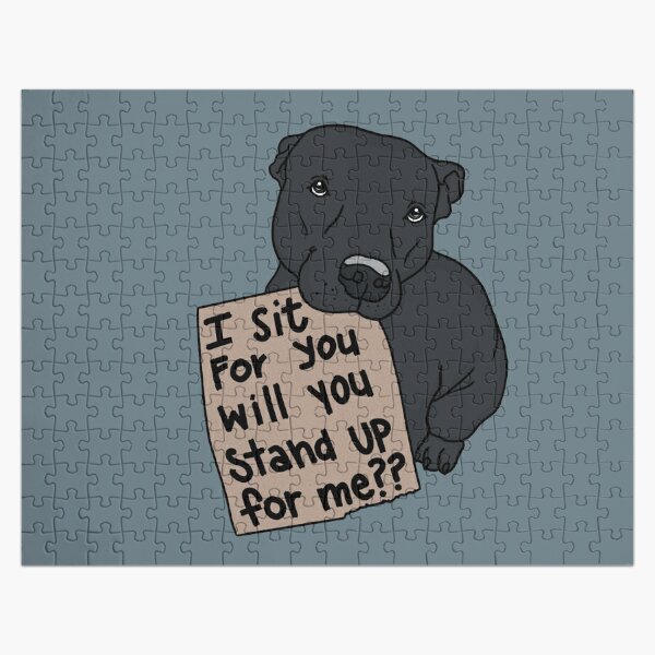 Pit Bull Terrier Mommy Jigsaw Puzzle for Sale by Blok45