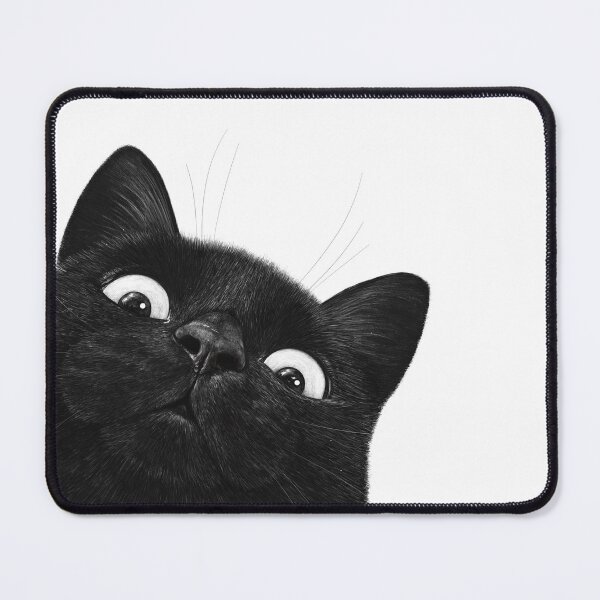 Item preview, Funny black cat designed and sold by Valeriya Korenkova Kodamorkovkart.