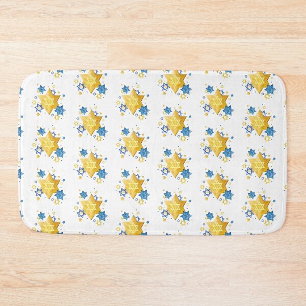 Item preview, Watercolor yellow and blue Jewish stars of David for Proud to be Jew or Support Ukraine designs designed and sold by Elena Malgina.