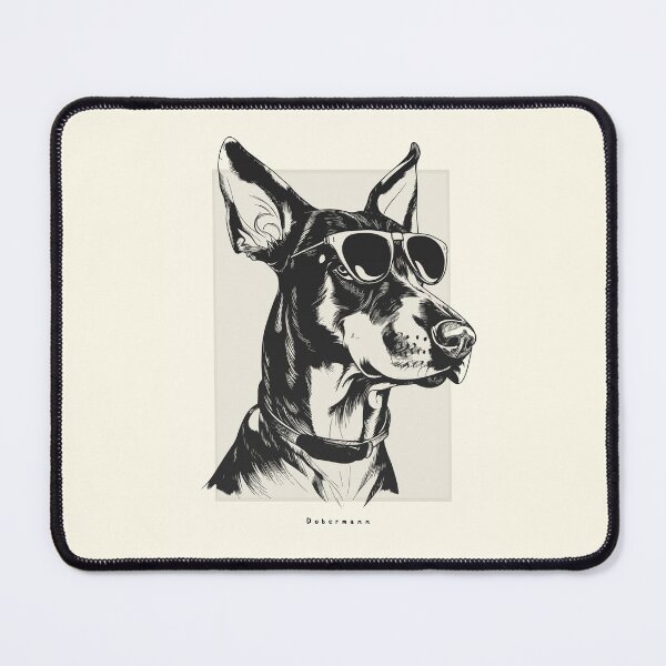 Item preview, Dobermann Digital Sketch Drawing Illustration designed and sold by rafaeltto.