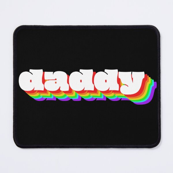 Item preview, daddy rainbow text designed and sold by zoocuties.