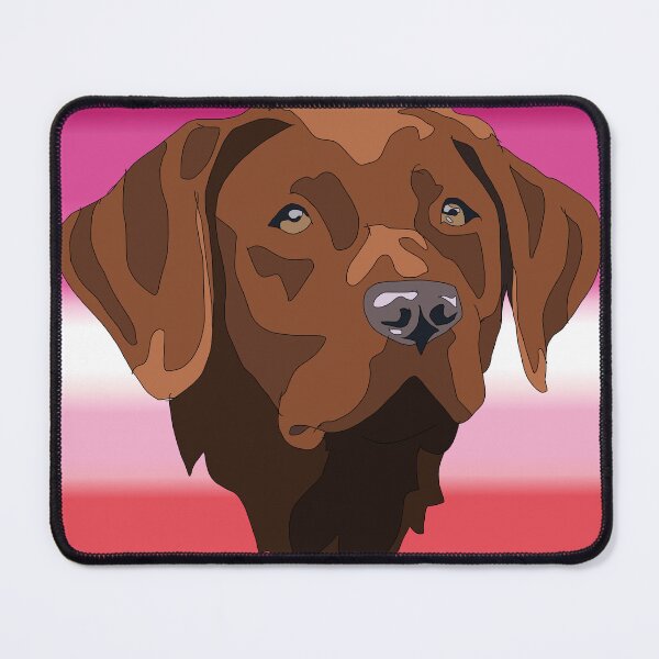 Item preview, Copy of Lesbian pride red lab designed and sold by LeahcarsArt.