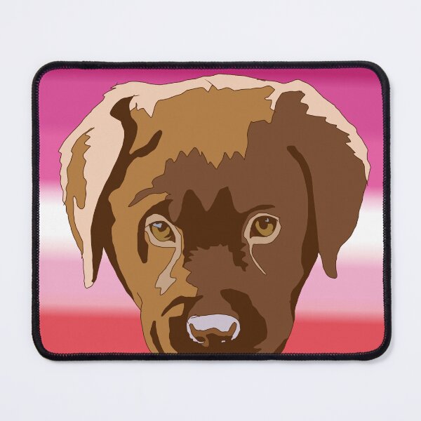 Item preview, Copy of Copy of Lesbian pride red lab designed and sold by LeahcarsArt.