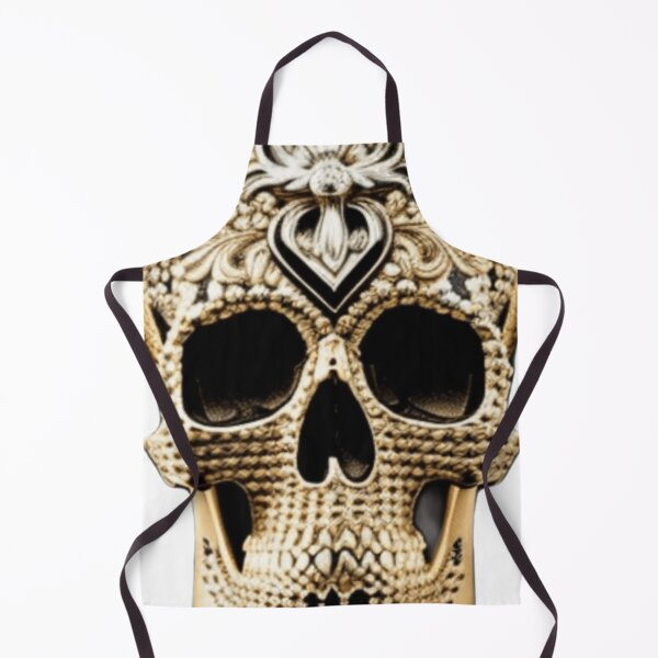 Item preview, Cool Golden Skull Retro Vintage Design Unique Gift  designed and sold by Michael Voyler.