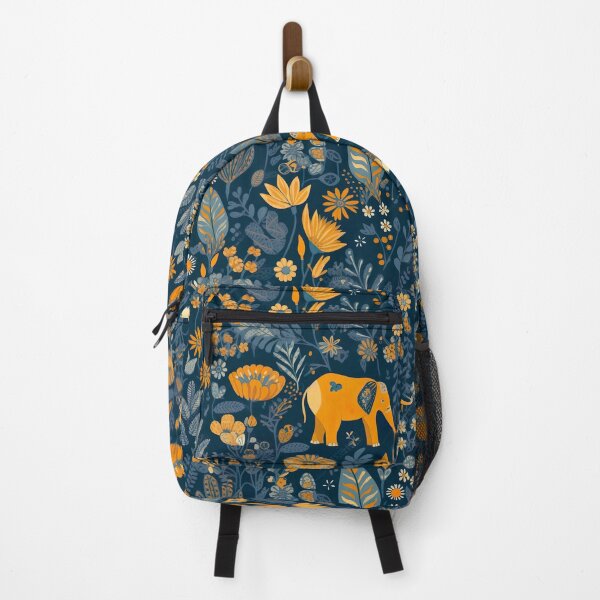Artikelvorschau, Safari-Stil mit Blumen und Elefanten entworfen und verkauft von MONDOPLY.