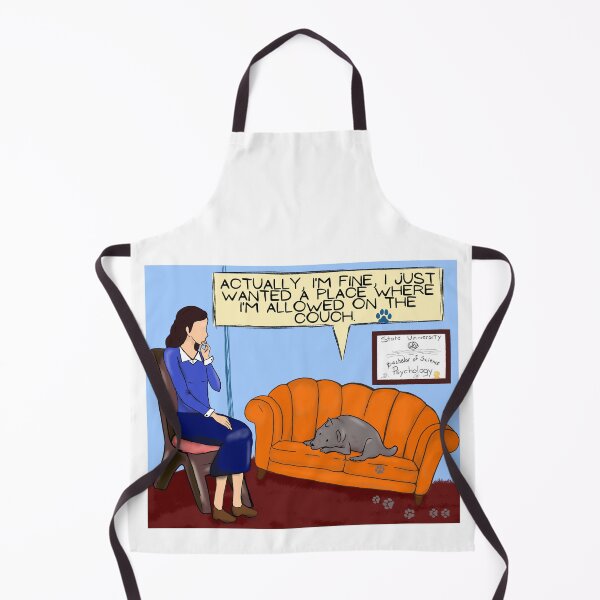Item preview, A dog and a psychologist designed and sold by HappyMissPsycho.