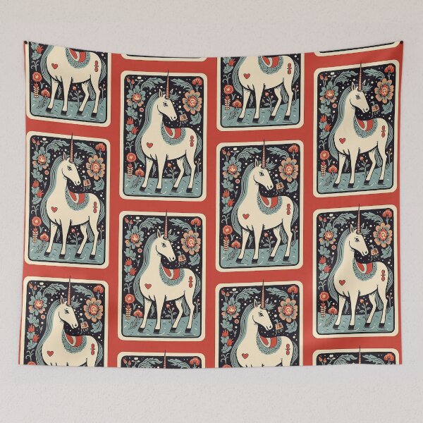 Item preview, Magic Unicorn Tarot Card designed and sold by AkiSunshin.