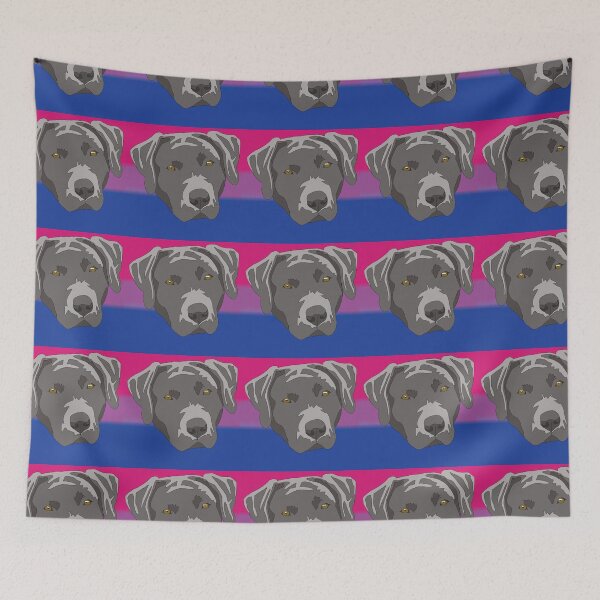 Item preview, Copy of Bisexual pride silver lab designed and sold by LeahcarsArt.