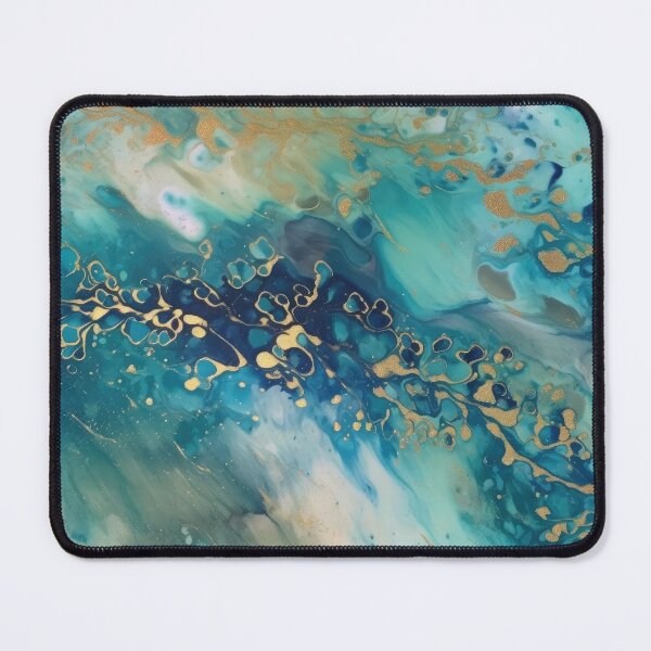 Item preview, Blue Ripple with Gold designed and sold by Adornamancy.