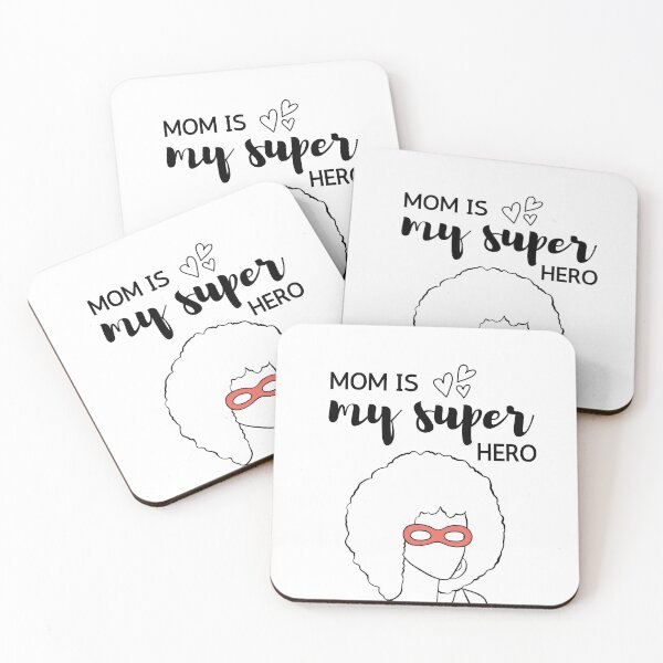 Item preview, Mom is my super hero designed and sold by Fariashamshad.
