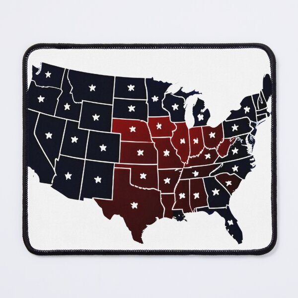 Item preview, USA Stars Map: Showcase Your Patriotism designed and sold by teespedia.