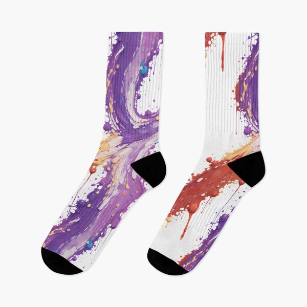 Item preview, Smeared drippy paint in bright colours digital art designed and sold by Digital-Hijinx.